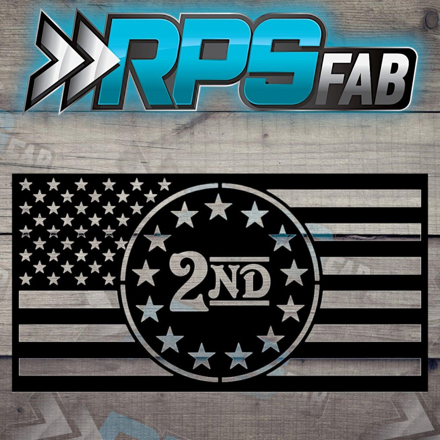 2nd Amendment Flag Sign - RPS Fab