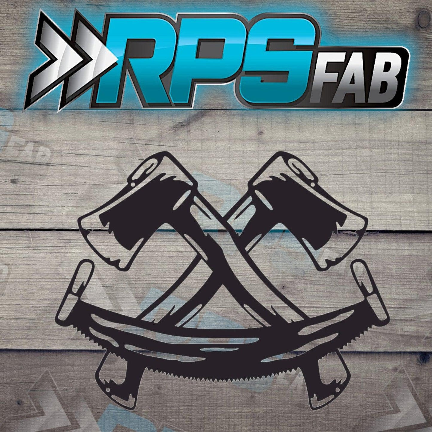Axe Theme Metal Sign - RPS Fab