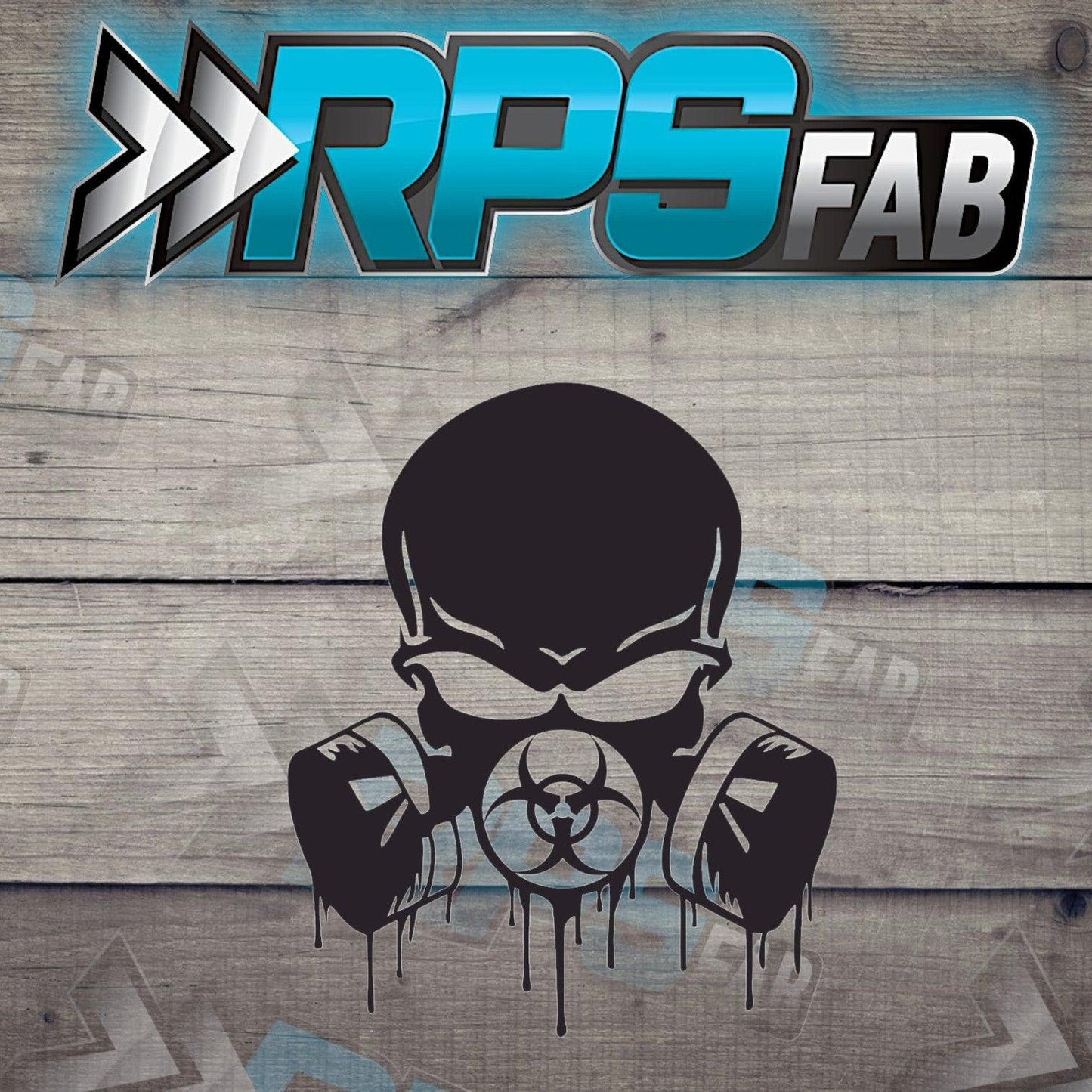 Biohazard Skull Metal Art - RPS Fab