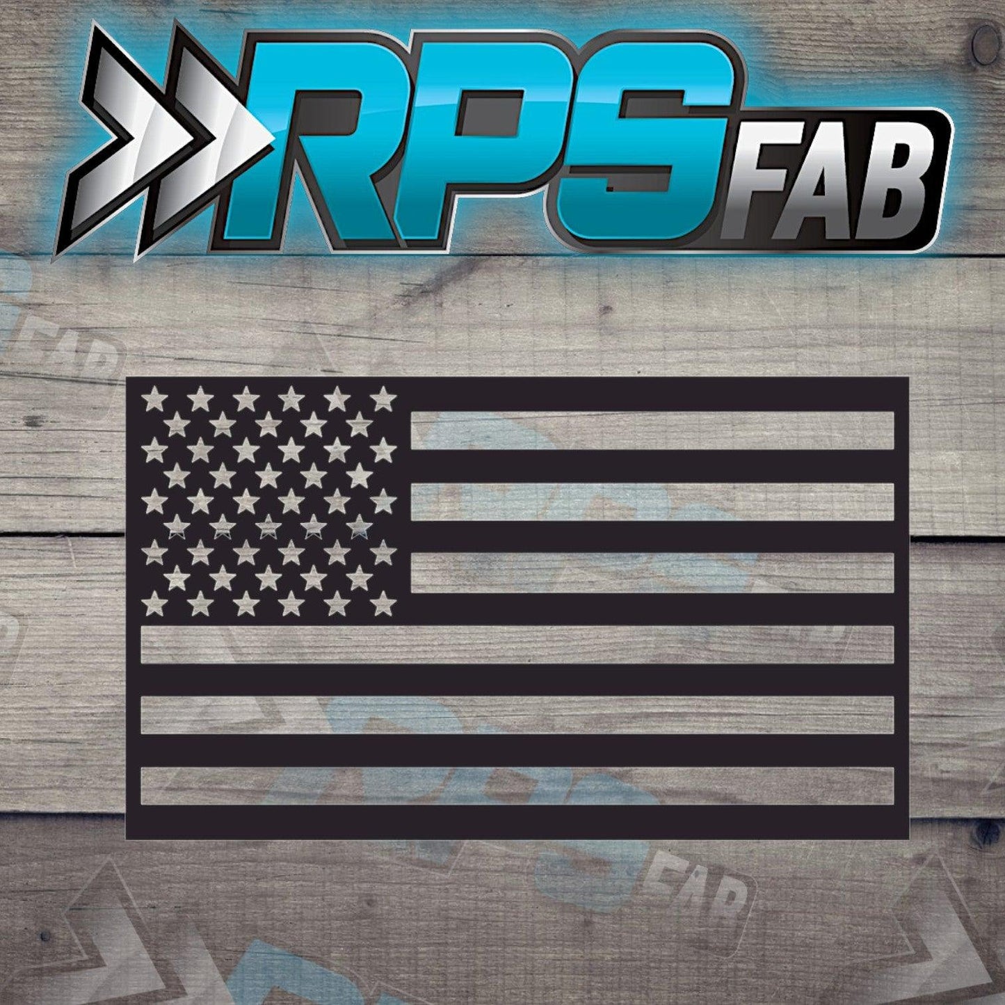 Classic American Flag Metal Art Sign - RPS Fab
