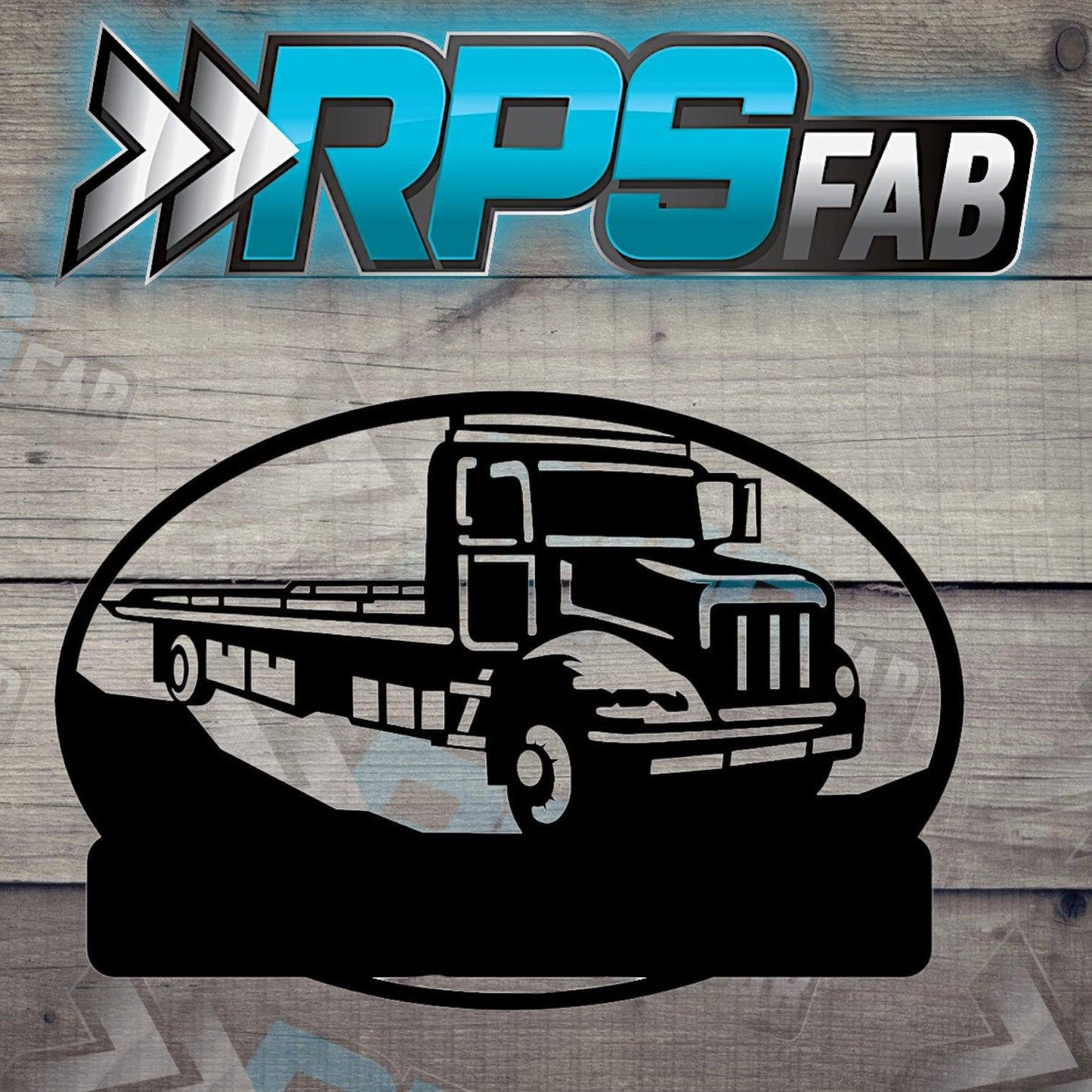 Customizable Flatbed Truck Metal Sign - RPS Fab