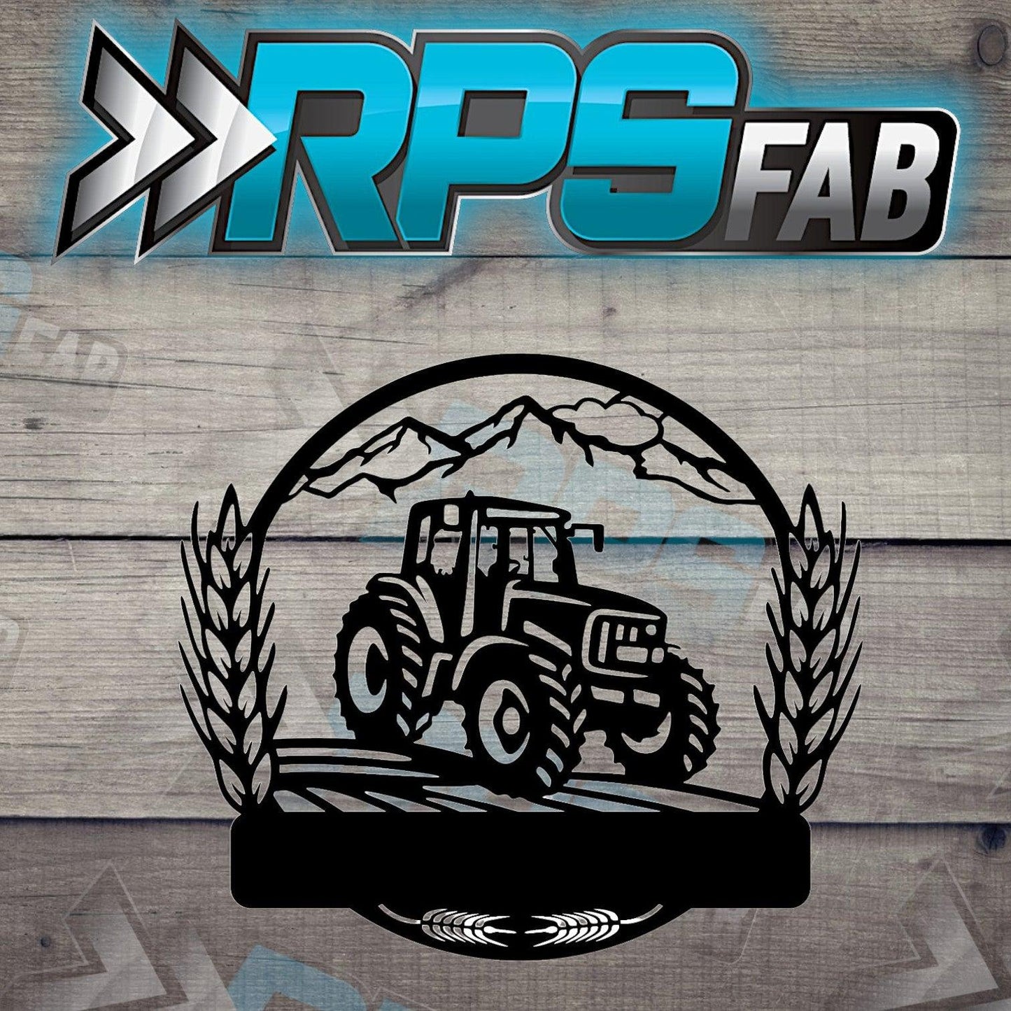 Farm Life Tractor Metal Sign - Monogram - RPS Fab