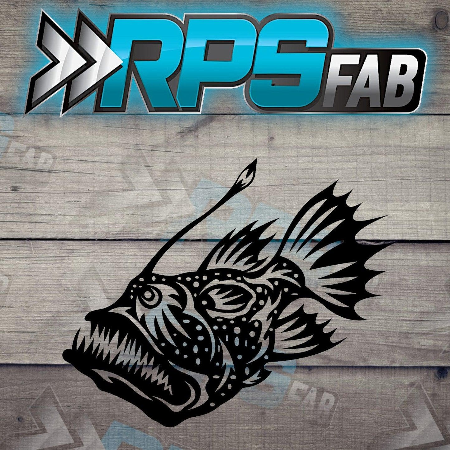 Fish Theme Metal Sign V2 - RPS Fab
