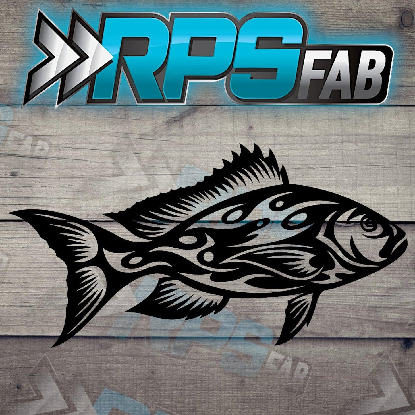 Fish Theme Metal Sign V4 - RPS Fab