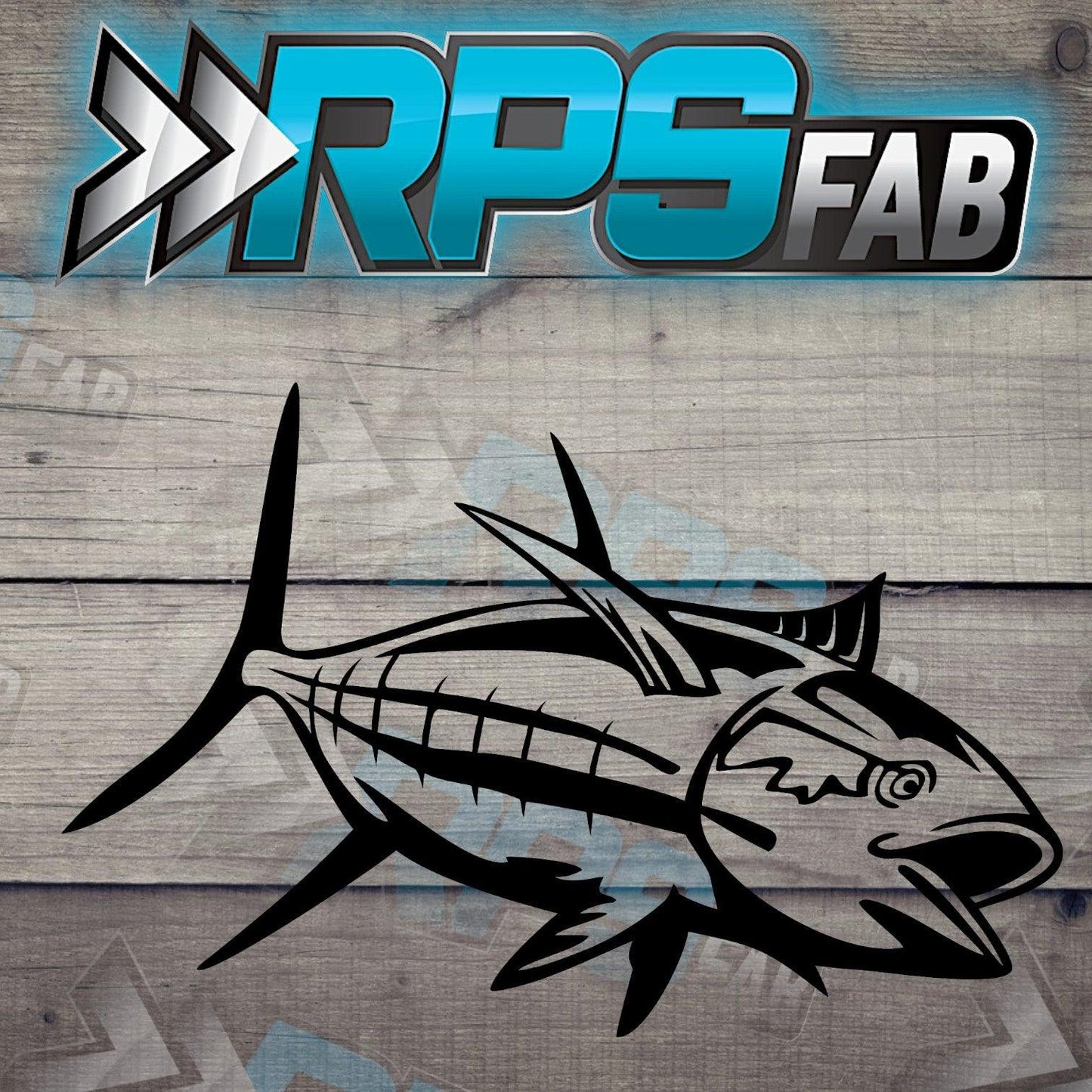 Fish Theme Metal Sign V8 - RPS Fab