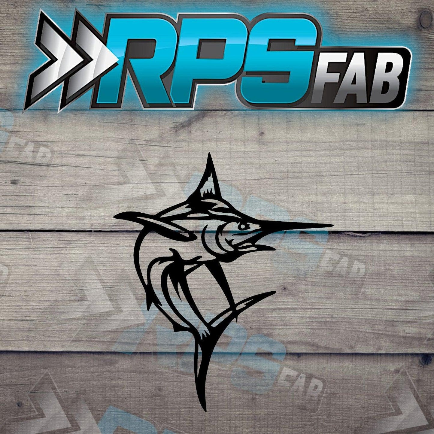Fish Theme Metal Sign V9 - RPS Fab