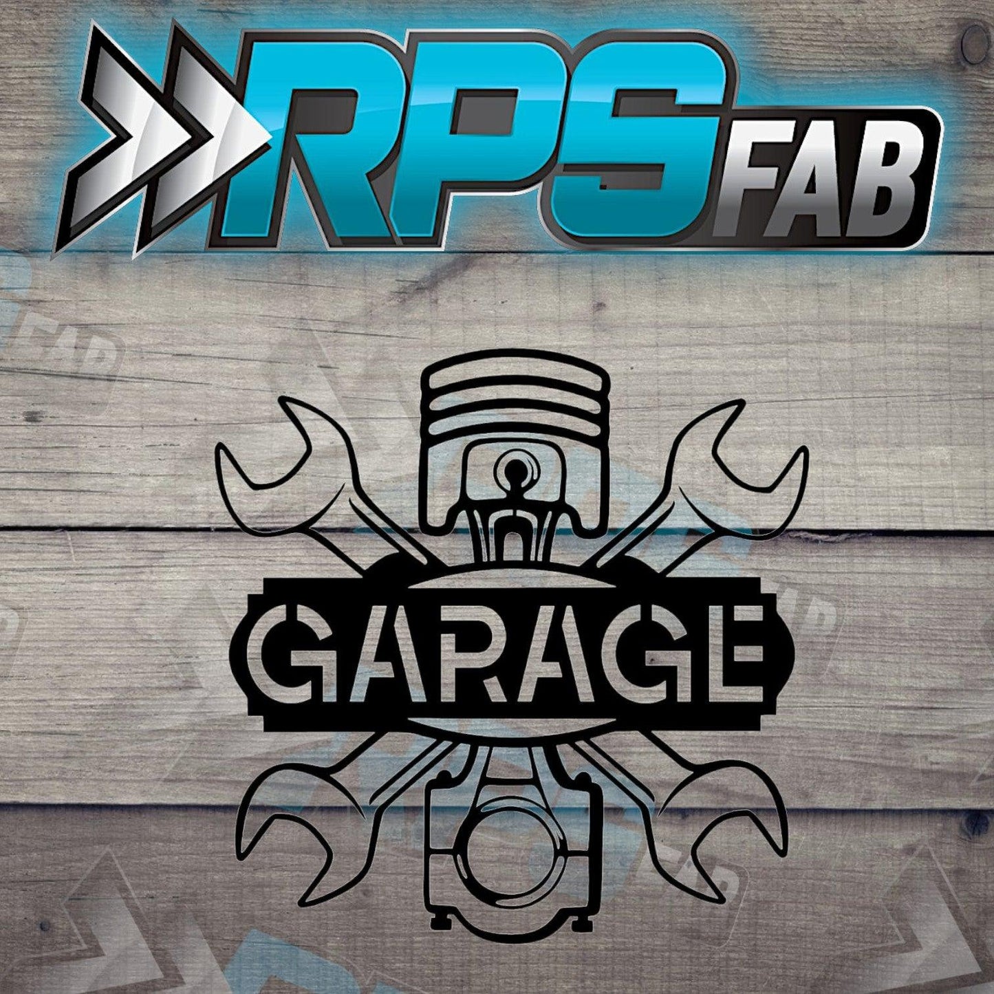 Garage Metal Sign V3 - RPS Fab