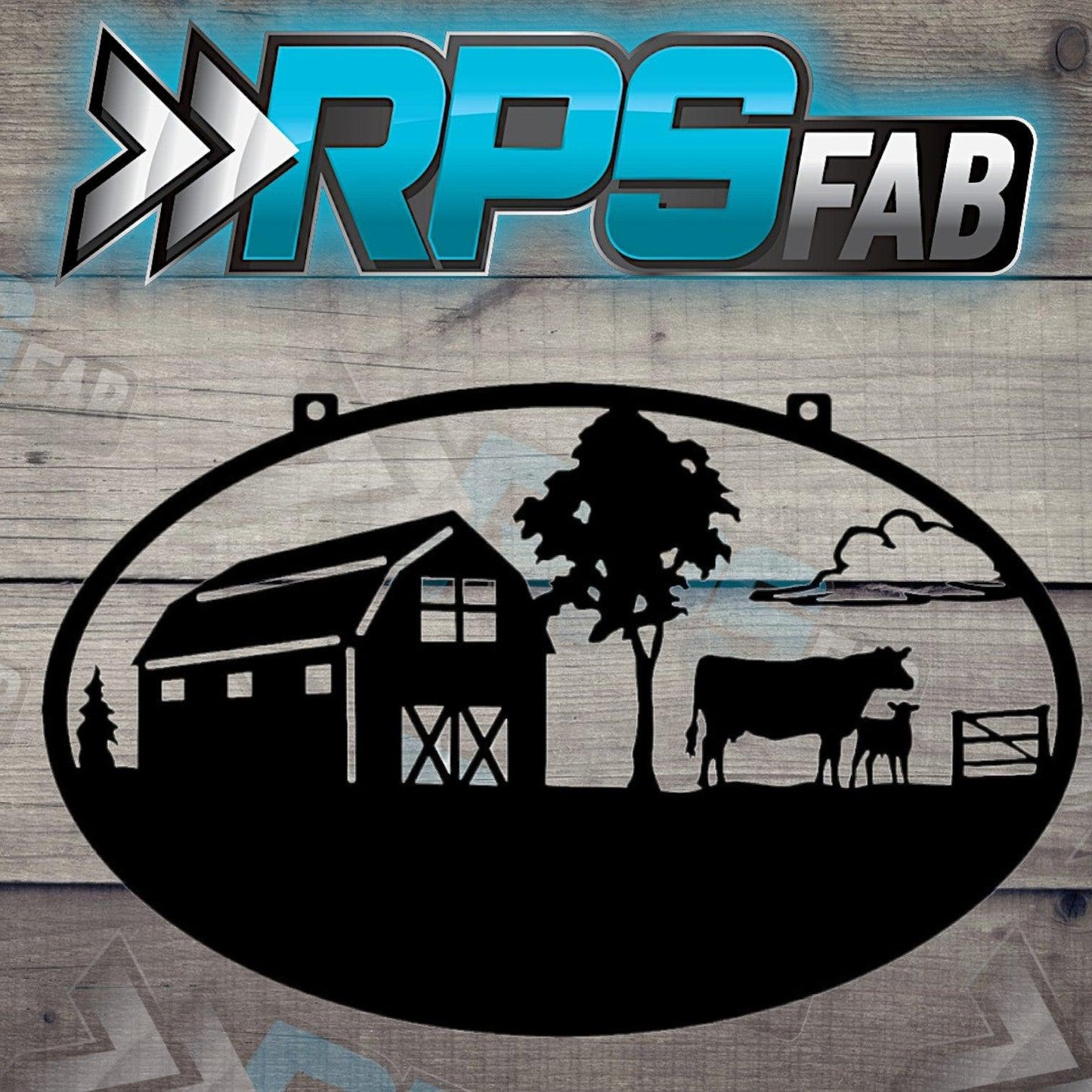 Monogram Farm Sign V2 - RPS Fab