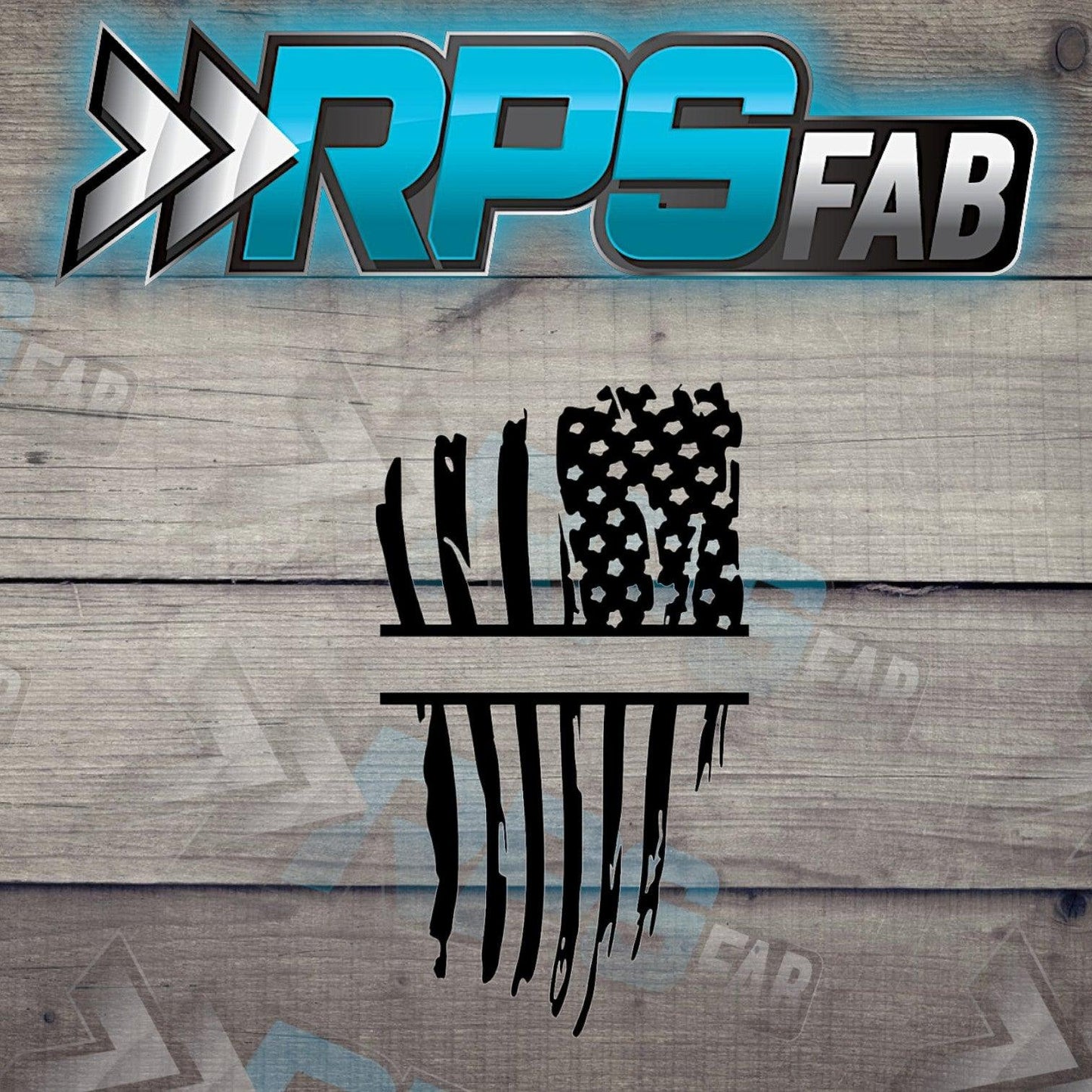 Split Monogram USA Flag - RPS Fab