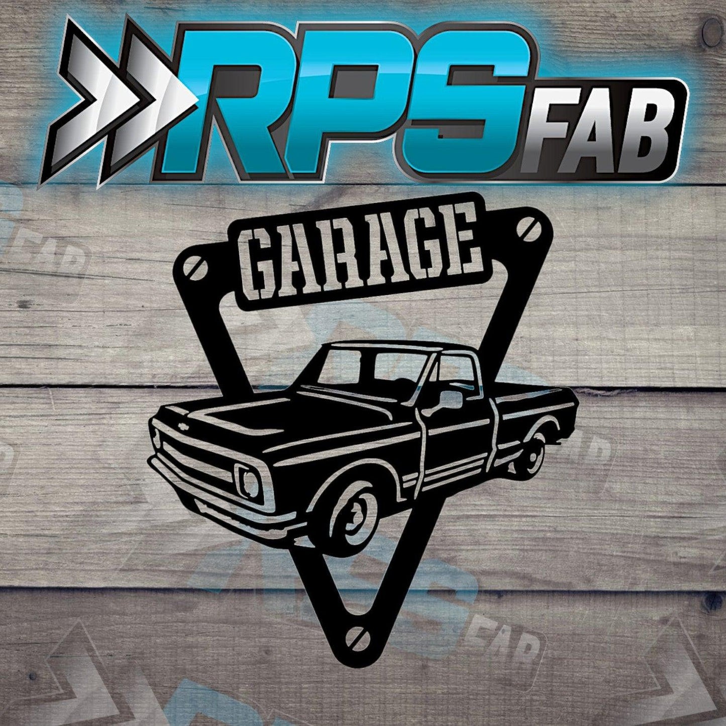 Vintage Truck Garage Metal Sign - Classic Edition - RPS Fab