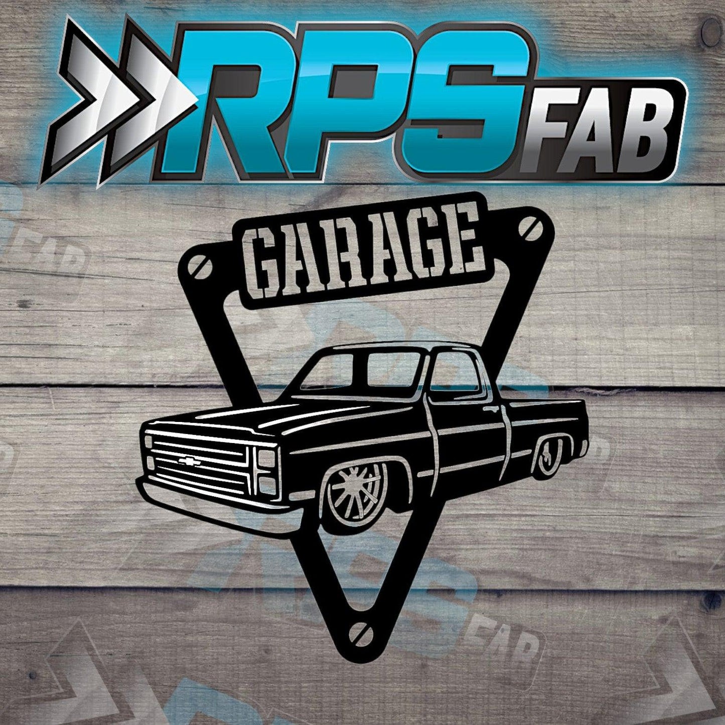 Vintage Truck Garage Metal Sign - Modern Edition - RPS Fab