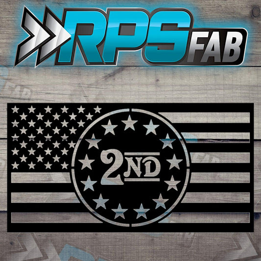 2nd Amendment Flag Sign - RPS Fab