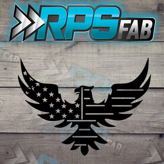 American Flag Eagle Head Sign V11 - RPS Fab