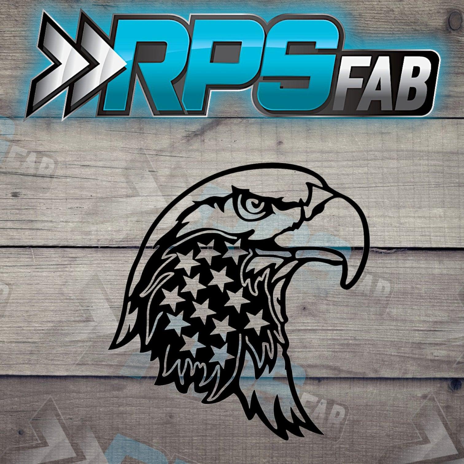 American Flag Eagle Head Sign V2 - RPS Fab