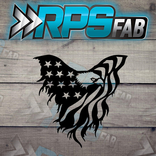 American Flag Eagle Head Sign V3 - RPS Fab