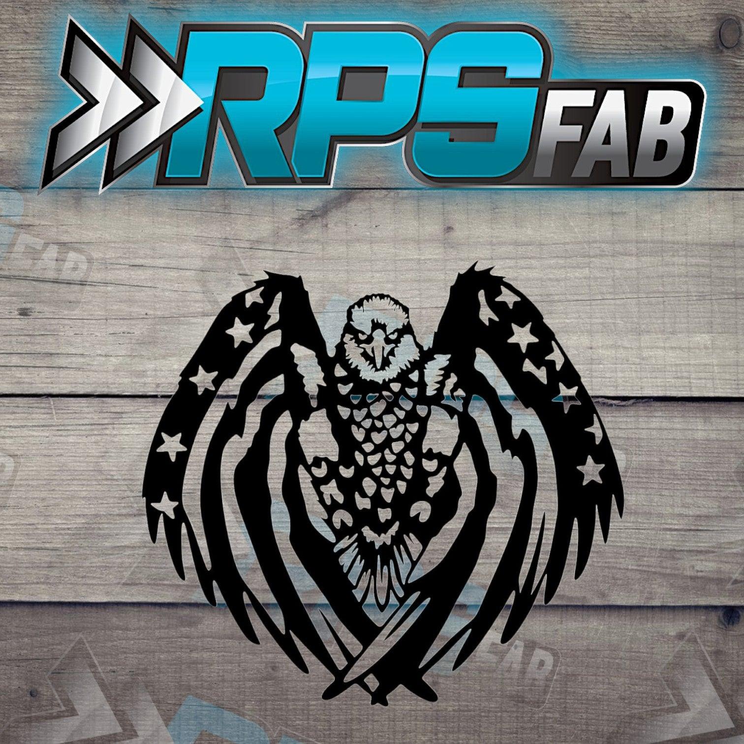 American Flag Eagle Head Sign V4 - RPS Fab