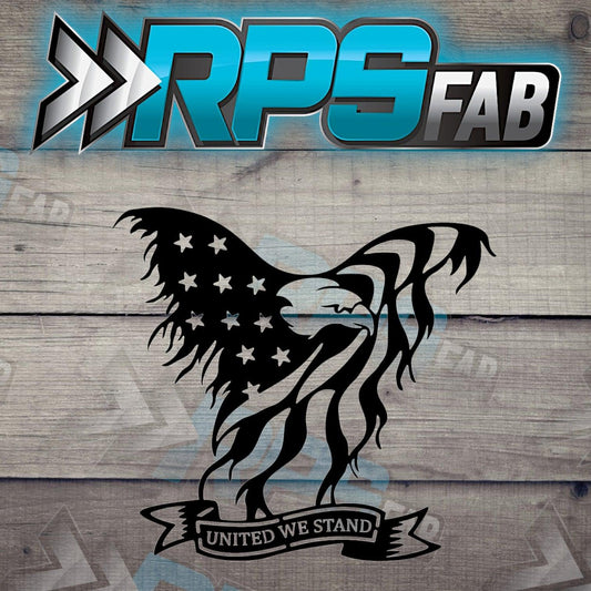 American Flag Eagle Head Sign V7 - RPS Fab