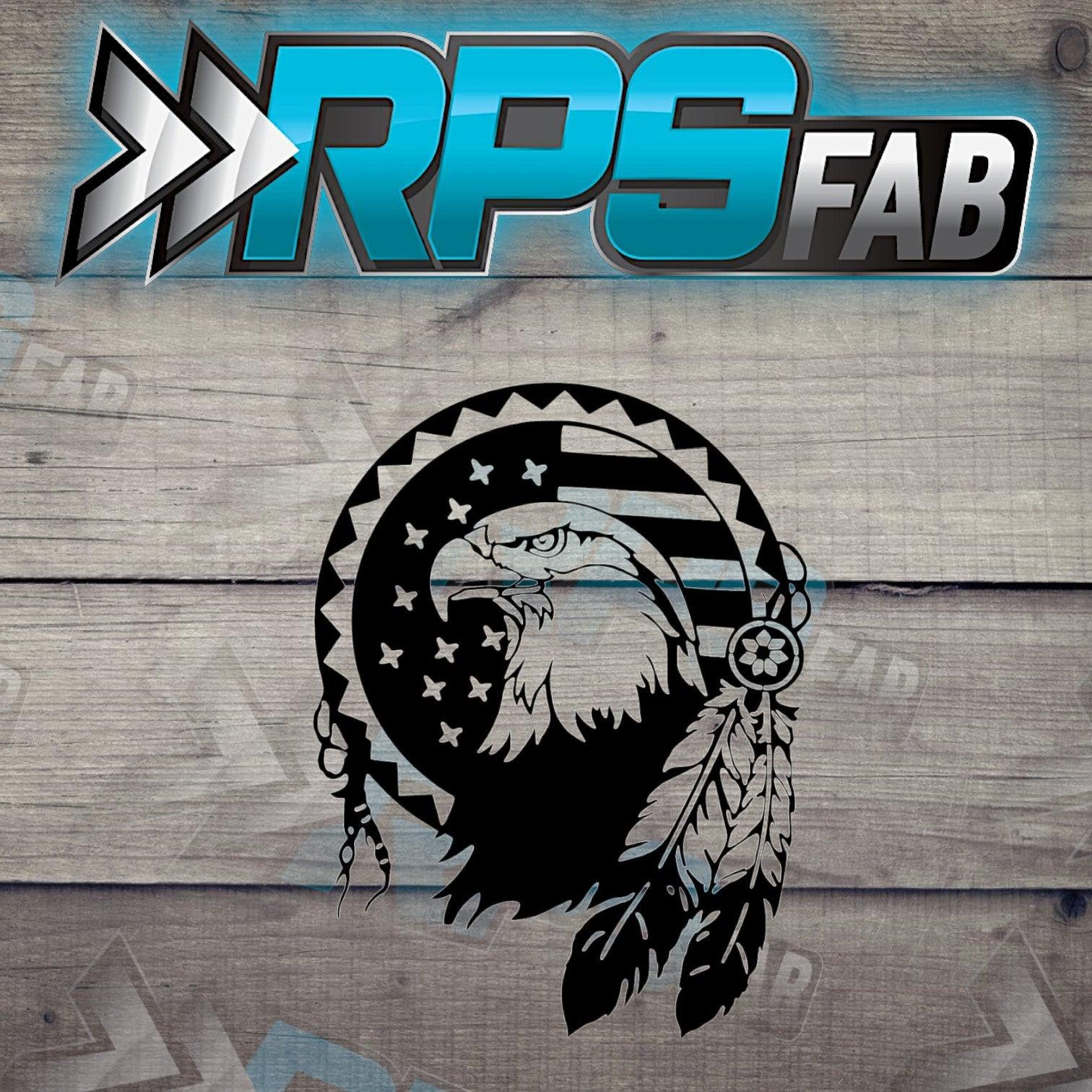 American Flag Eagle Head Sign V8 - RPS Fab