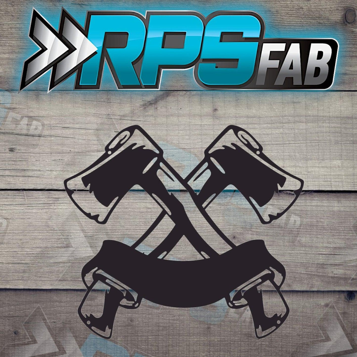 Axe Theme Monogram Metal Sign V2 - RPS Fab