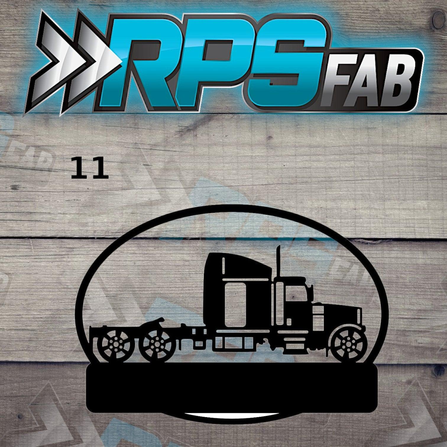 Big Rig and Truck Metal Sign Collection- Monogram - RPS Fab