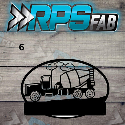 Big Rig and Truck Metal Sign Collection- Monogram - RPS Fab