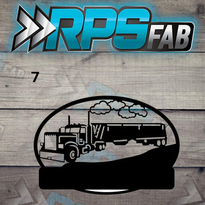 Big Rig and Truck Metal Sign Collection- Monogram - RPS Fab