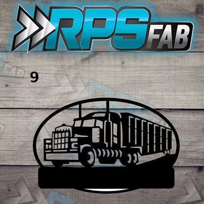 Big Rig and Truck Metal Sign Collection- Monogram - RPS Fab