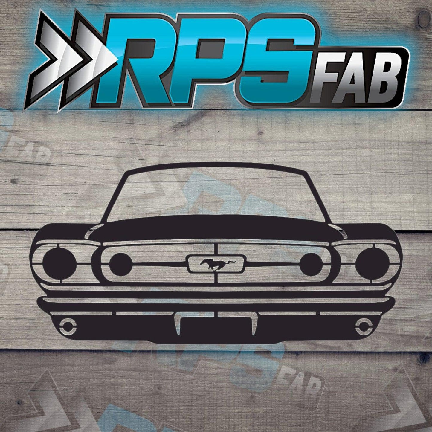 Car 10 Silhouette: Laser-Cut Metal Art Sign - RPS Fab