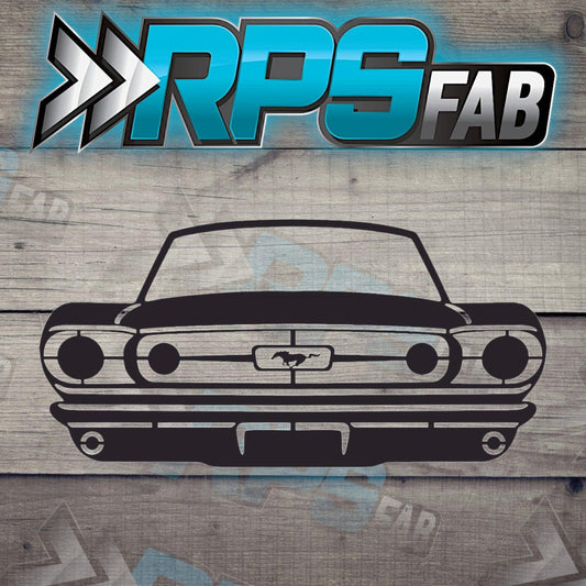 Car 10 Silhouette: Laser-Cut Metal Art Sign - RPS Fab