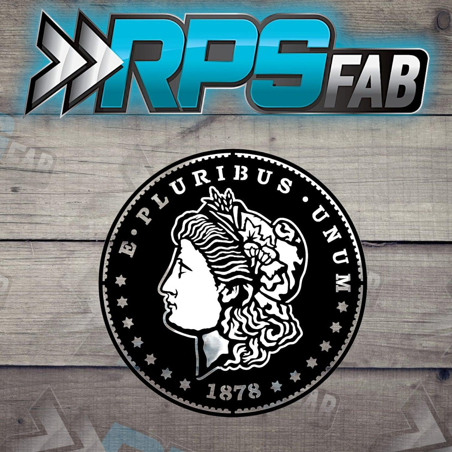 Classic 1878 Lady Liberty Metal Art Sign - RPS Fab