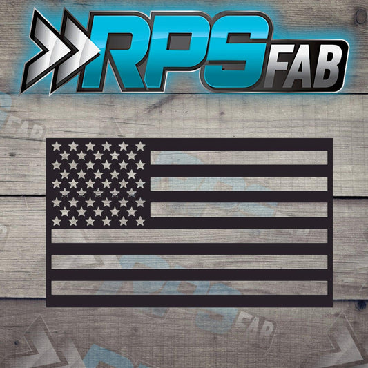 Classic American Flag Metal Art Sign - RPS Fab