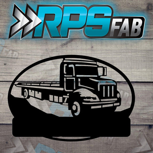 Customizable Flatbed Truck Metal Sign - RPS Fab