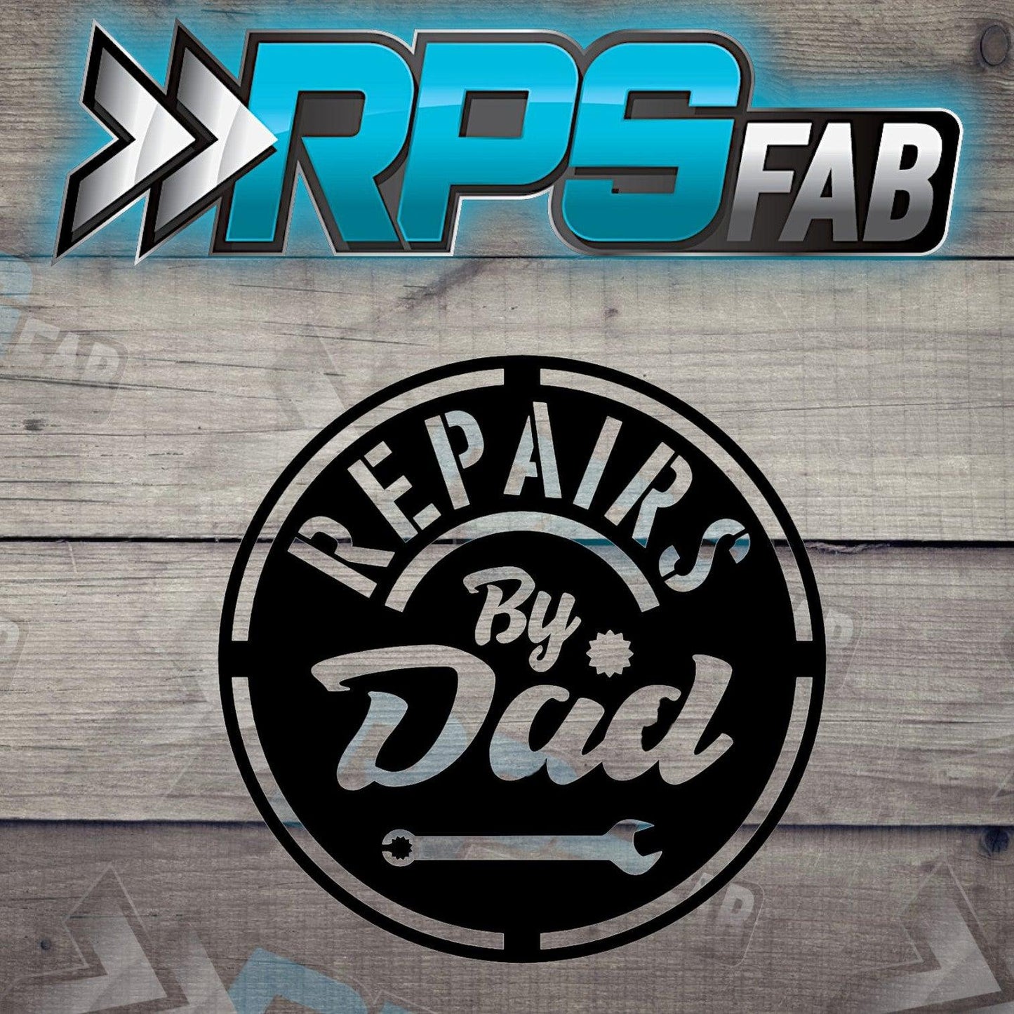 Dads Garage Metal Sign V4 - RPS Fab