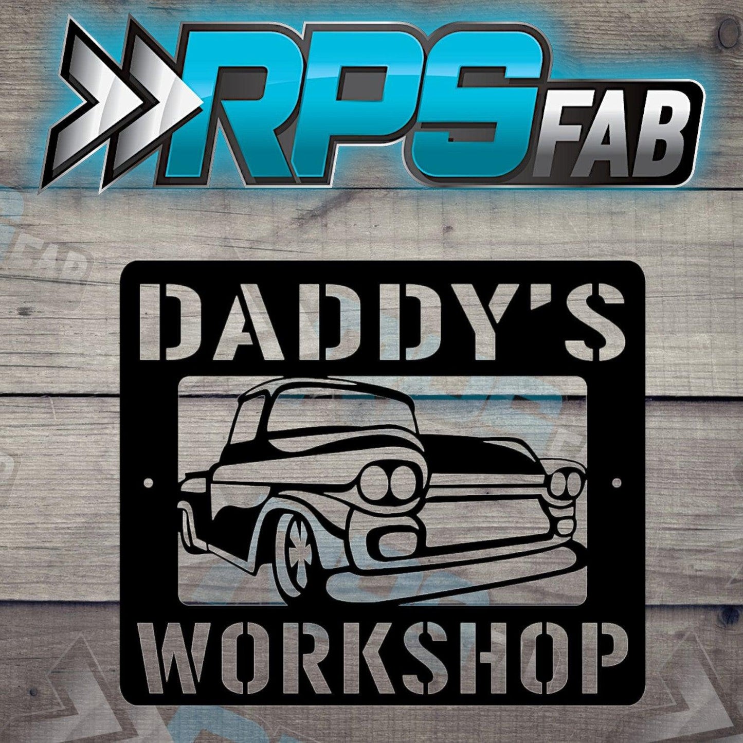 Dads Workshop Metal Sign V1 - RPS Fab