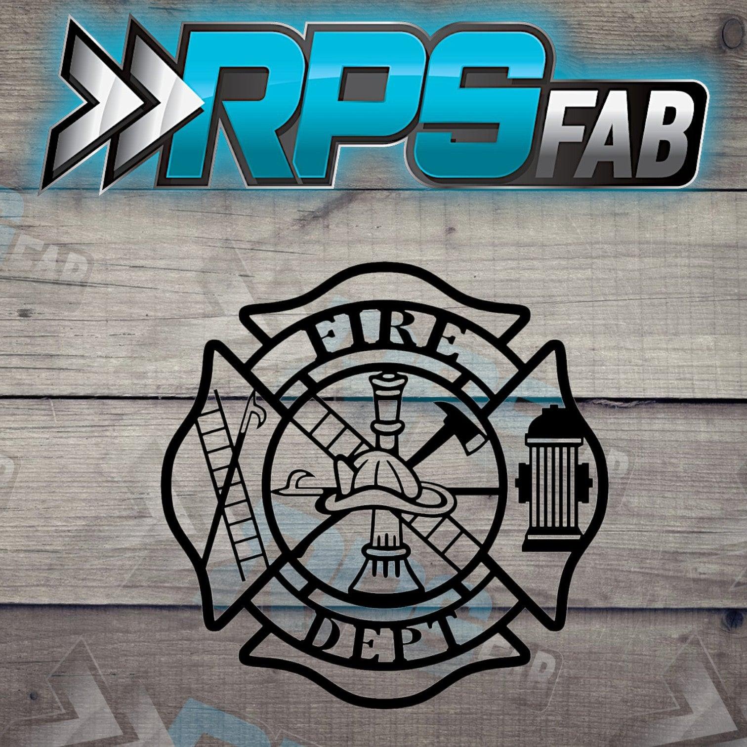 Fire Rep Sign Fire Department Emblem Sign – RPS Fab