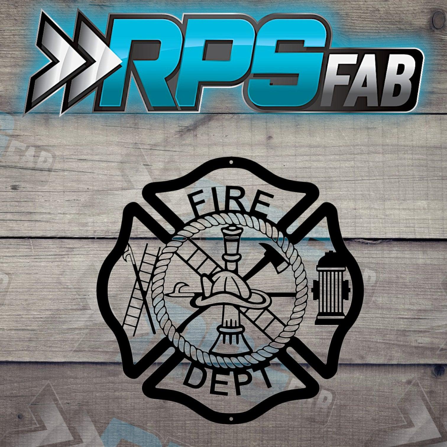 Fire Dept Sign (Version 2) - RPS Fab