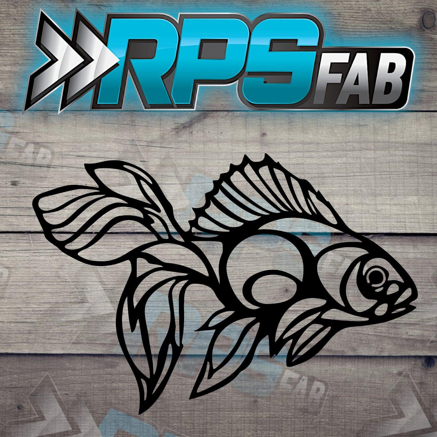 Fish Theme Metal Sign V10 - RPS Fab