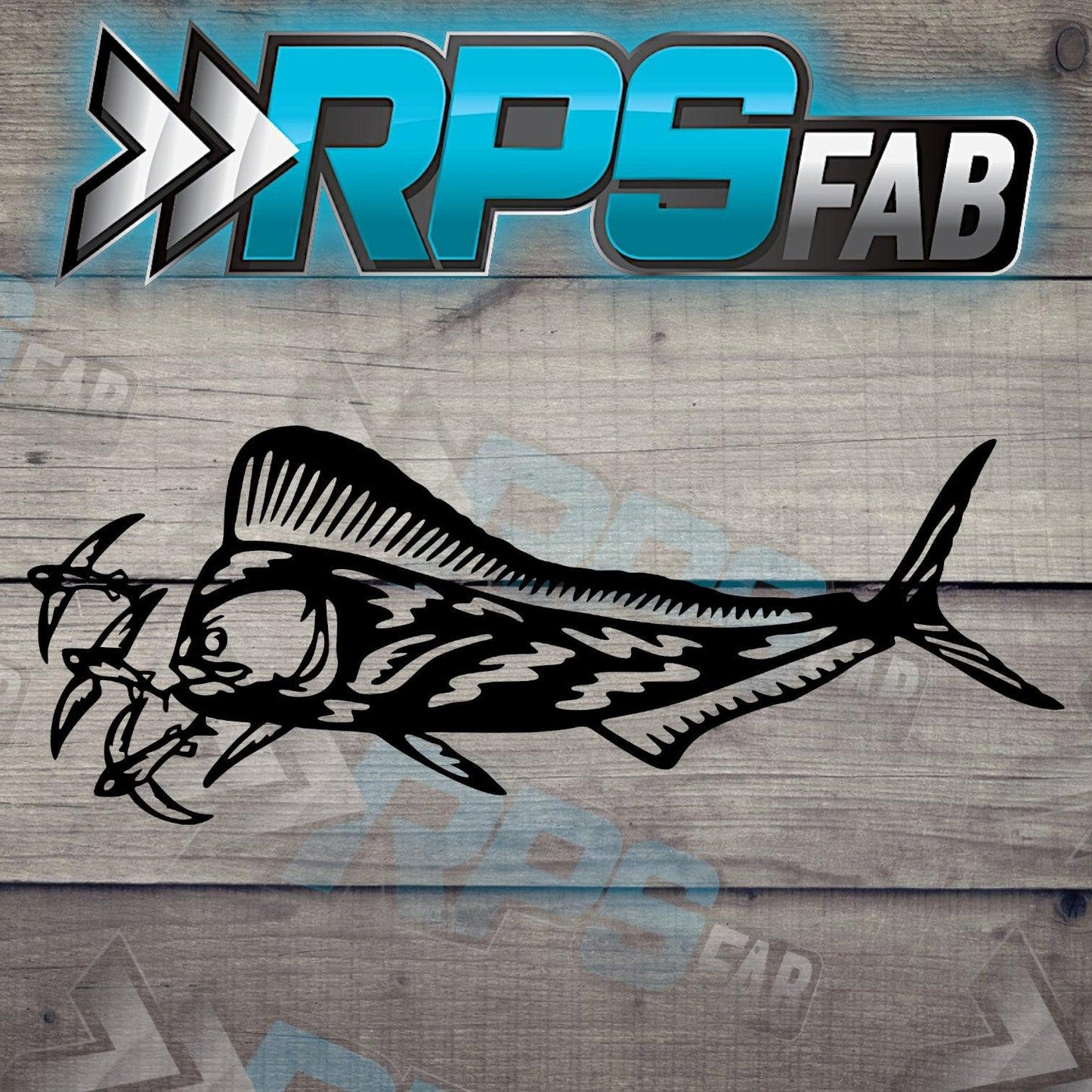 Fish Theme Metal Sign V13 - RPS Fab