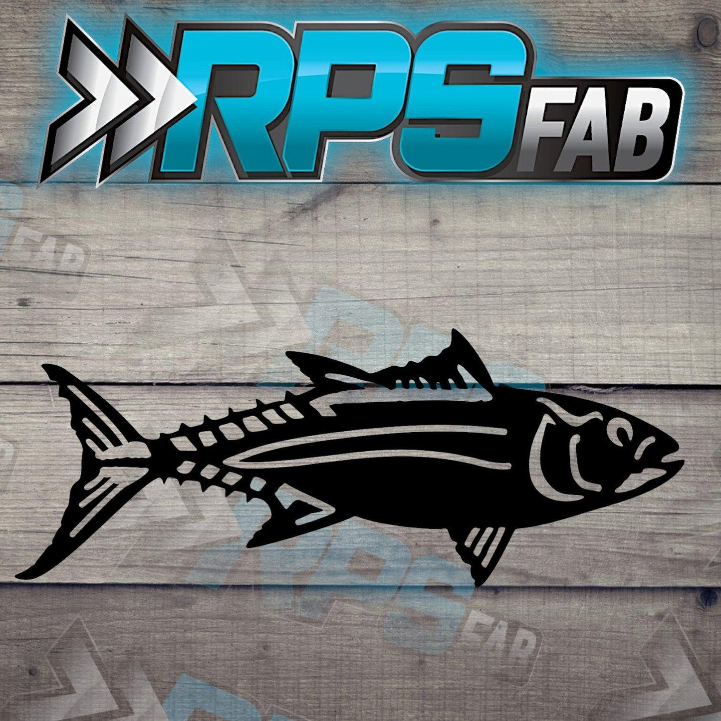 Fish Theme Metal Sign V15 - RPS Fab