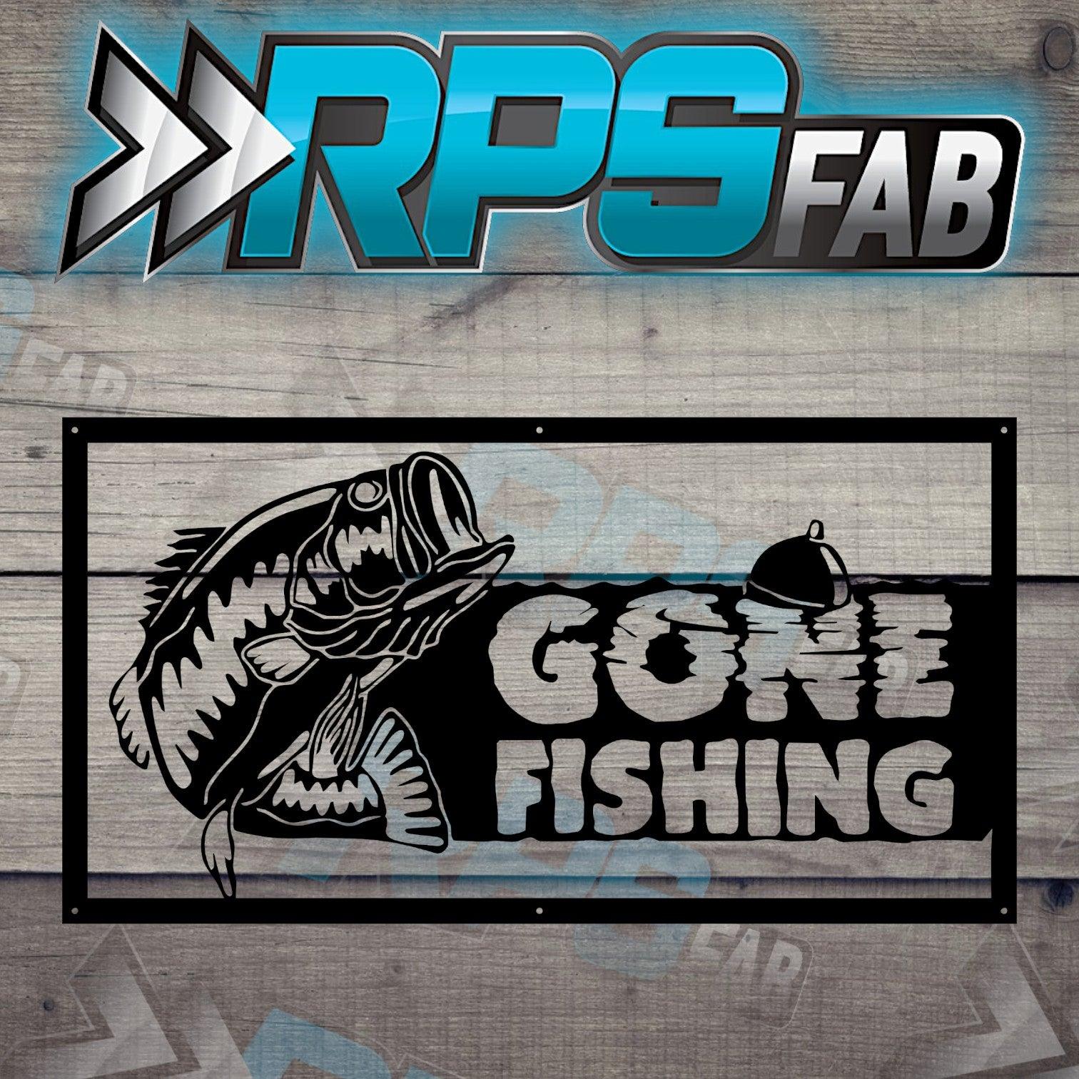 Fish Theme Metal Sign V16 - RPS Fab
