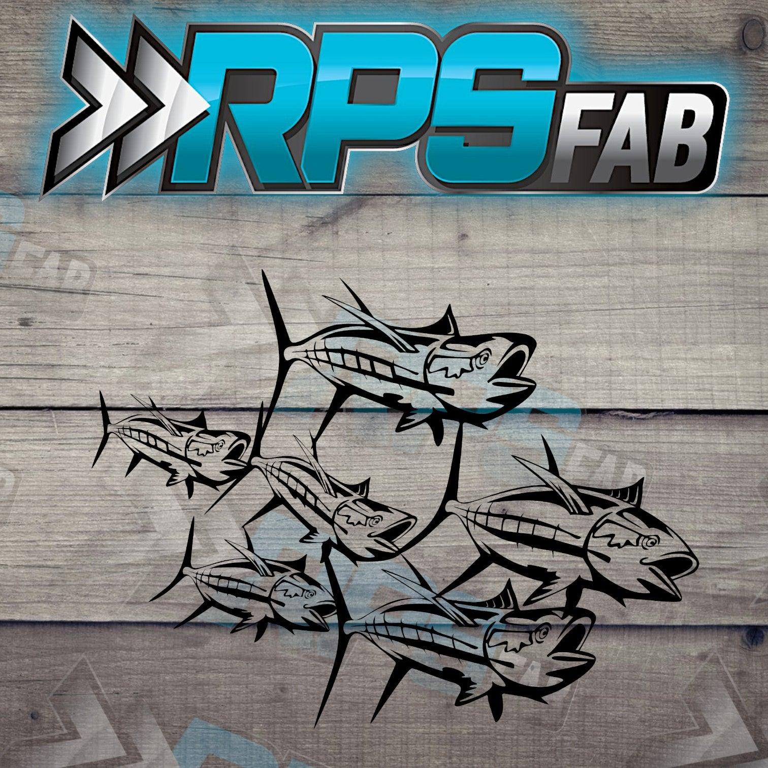 Fish Theme Metal Sign V7 - RPS Fab