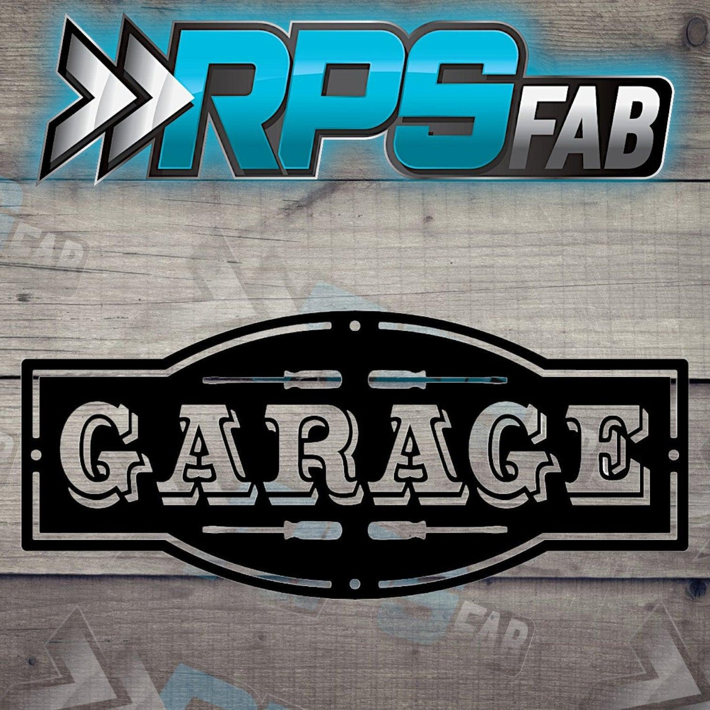 Garage Metal Sign V1 - RPS Fab