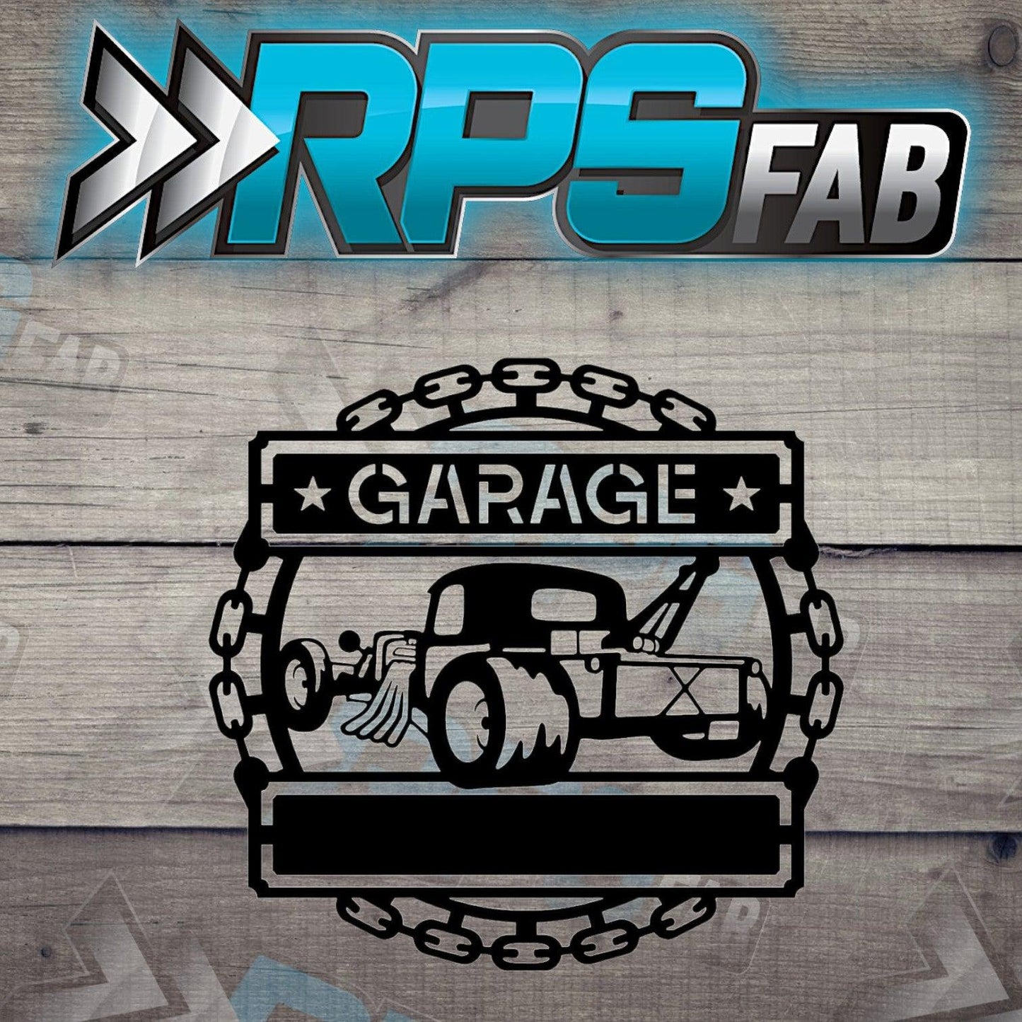 Garage Metal Sign V4 - RPS Fab