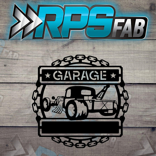 Garage Metal Sign V4 - RPS Fab