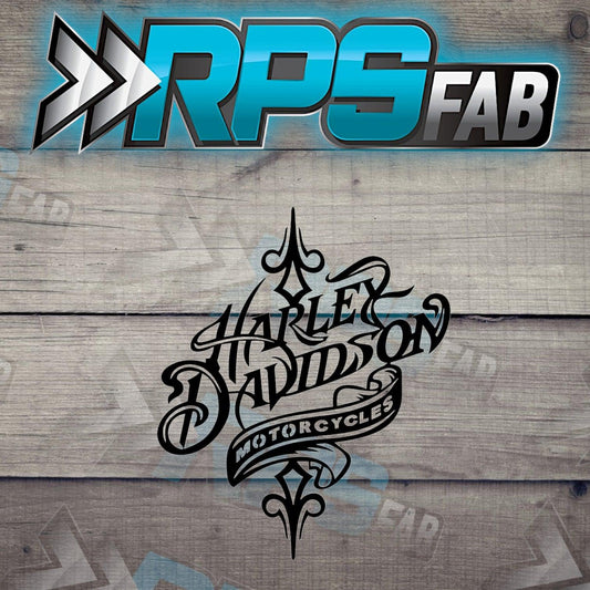 Harley-Davidson Inspired Metal Art Sign - RPS Fab