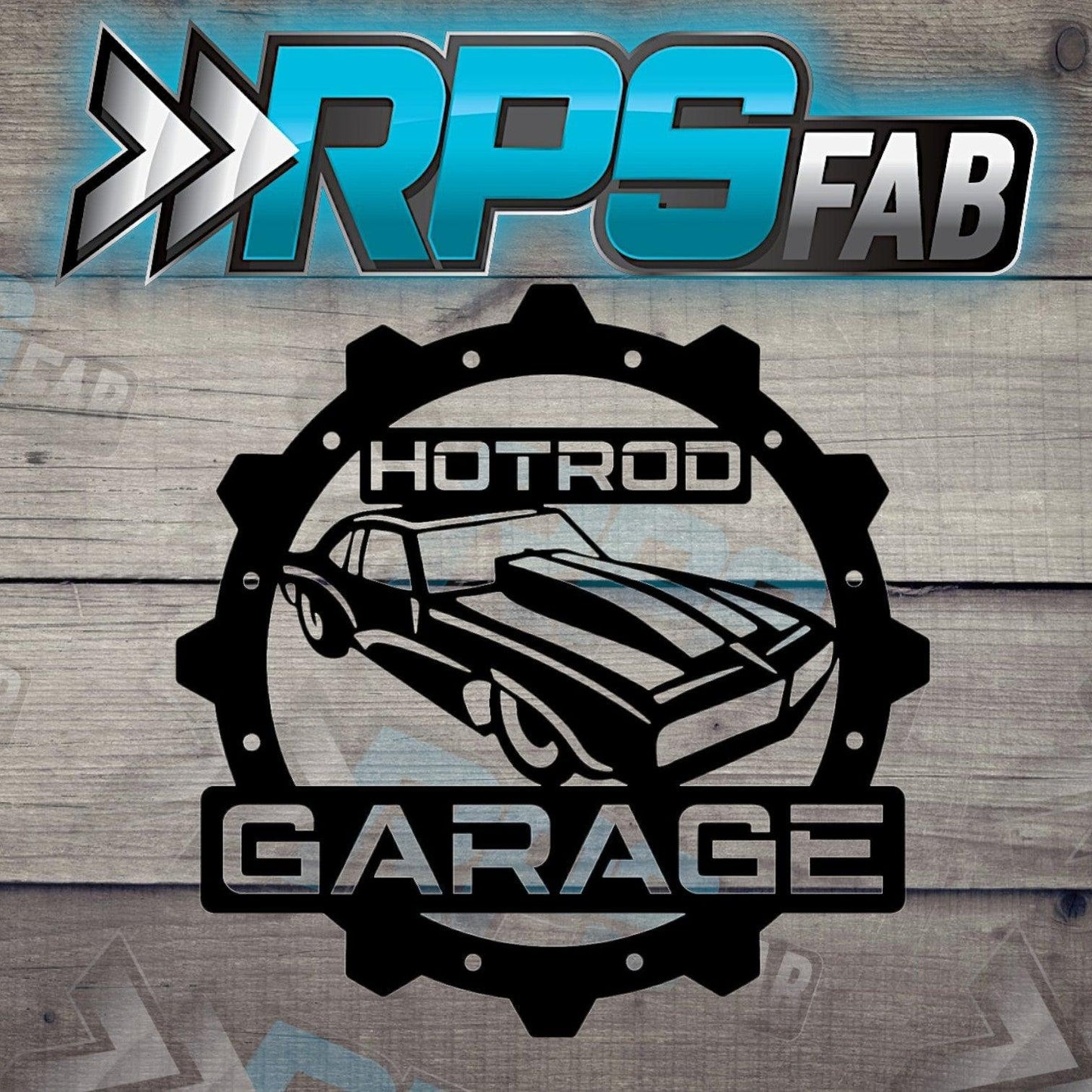 Hotrod Garage Metal Sign - Muscle Car Edition - RPS Fab