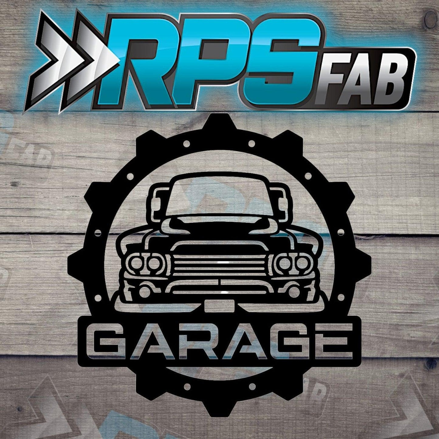 Hotrod Garage Metal Sign - Truck Edition - RPS Fab