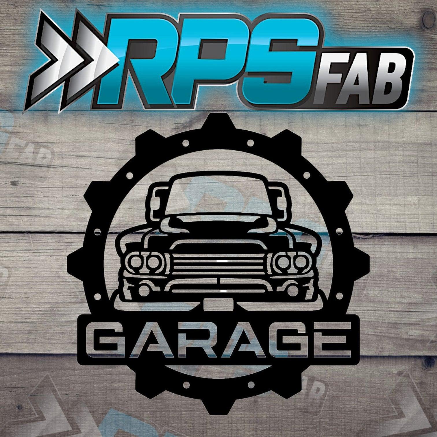 Hotrod Garage Metal Sign - Truck Edition - RPS Fab
