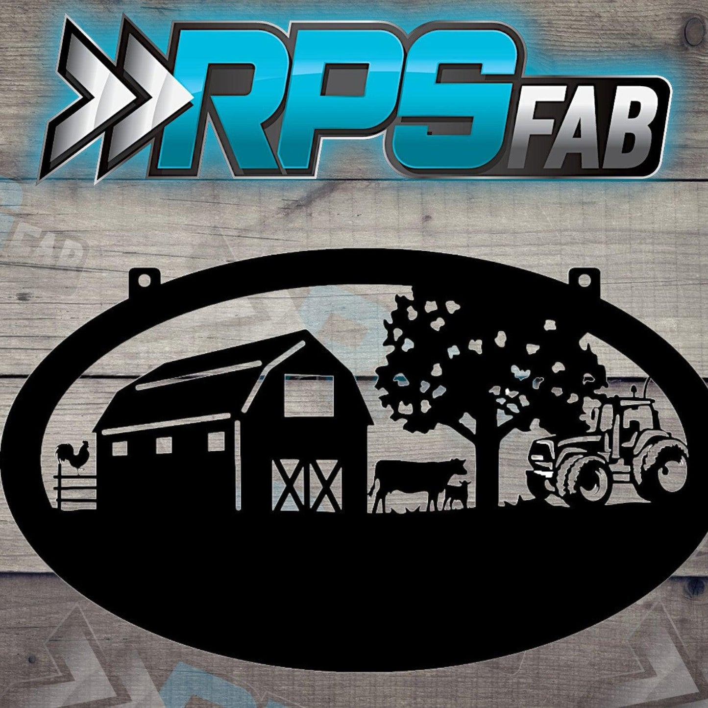 Monogram Farm Sign - RPS Fab