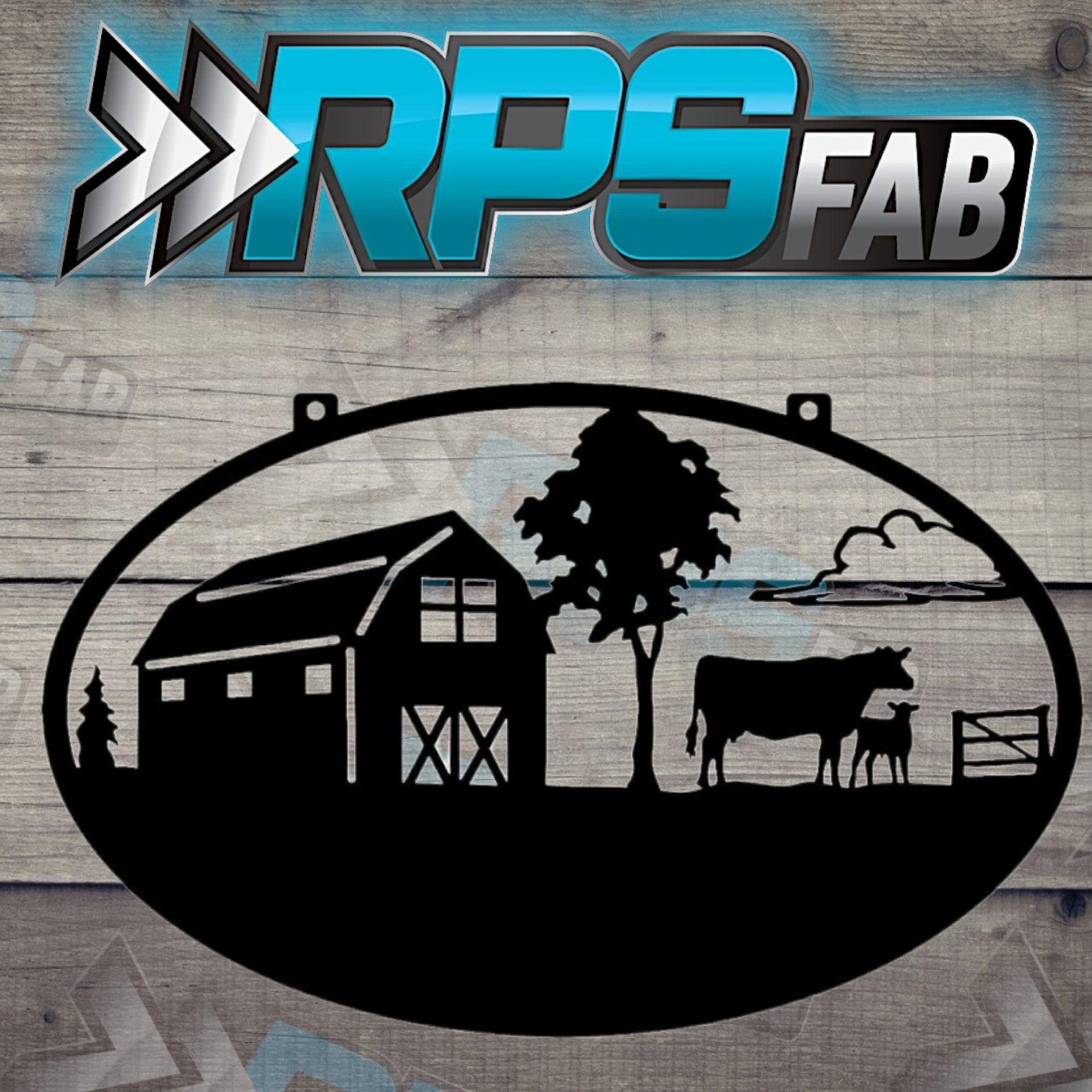 Monogram Farm Sign V2 - RPS Fab